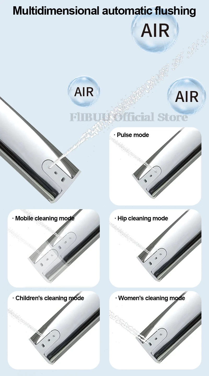 Description Picture 5 of itemSmart Bidet Toilet Seat Cover Warm Air Dryer Warm Water Adjustable Heated Seat Soft Close Toilet Lid Rear Front Wash Remote