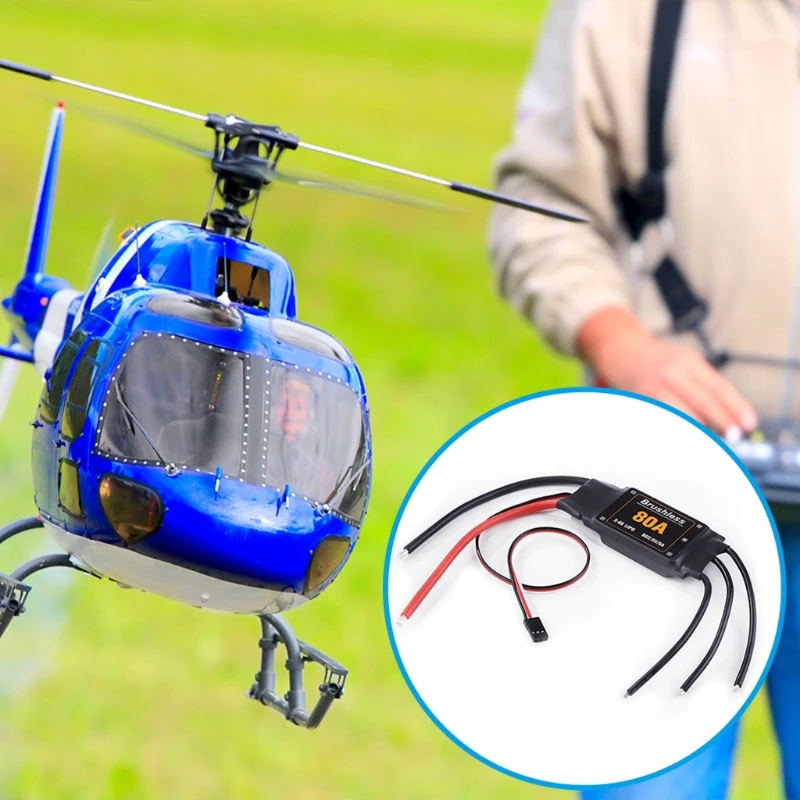 RC ESC 80A 2-6S Brushless Electronic Speed Controller for RC Airpla rc speed controller