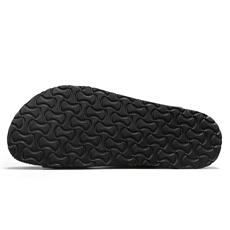 Retro Cork Clogs For Men Breathable Summer Casual Sandals_voghion.com