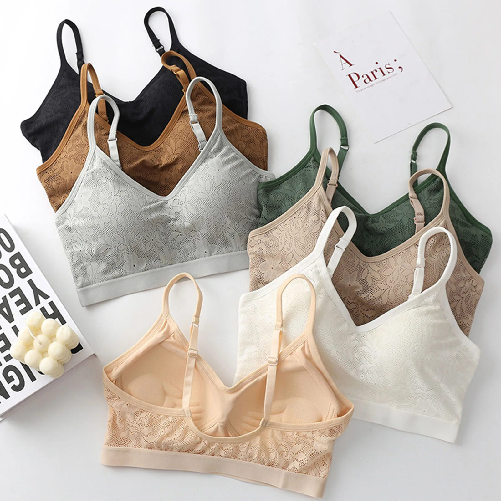 

Женский бюстгальтер без косточек, привлекательный кружевной бесшовный Гладкий удобный бюстгальтер, лифтинг, бюстгальтер для тяжелых груди NIN668