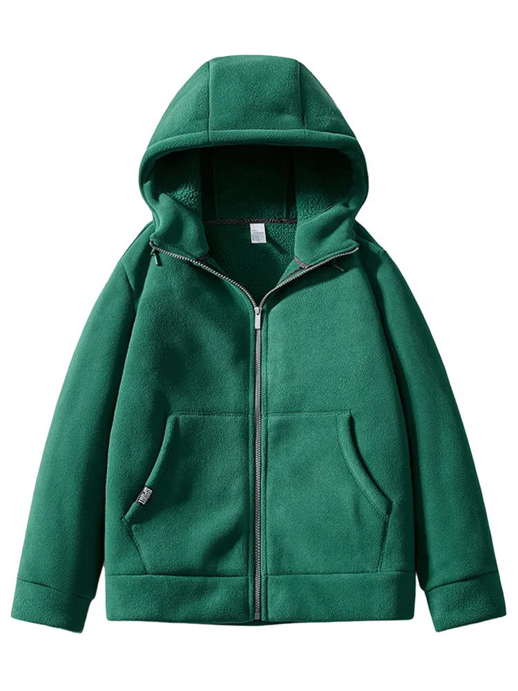 

2022 новые мужские зимние базовые толстовки, толстые теплые флисовые толстовки на молнии, Теплые повседневные куртки и пальто с капюшоном для пар