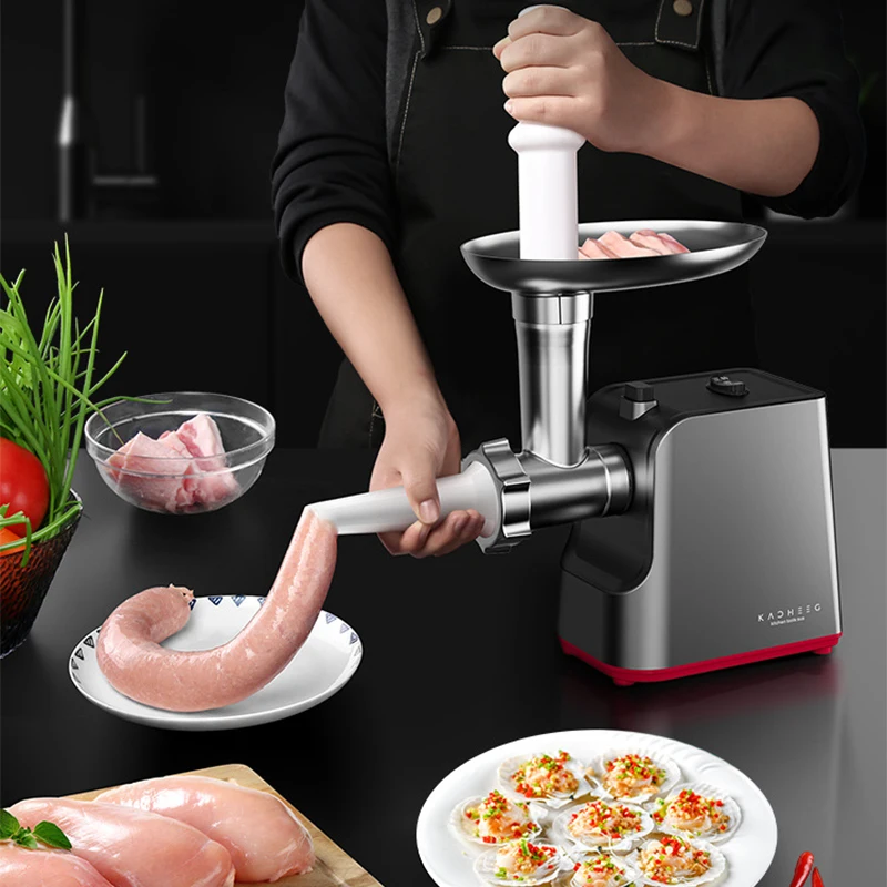 Meat Grinder Sausage Machine Electric Household Small Meat Mincer  Multi-functional Commercial Meat Blender Food Processors 4