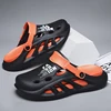 2024 New Men Outdoor Sandals Slippers Beach Comfortable Thick Soft Sole Clogs Men Casual Shoes Garden Shoes Mens Beach Sandals 2