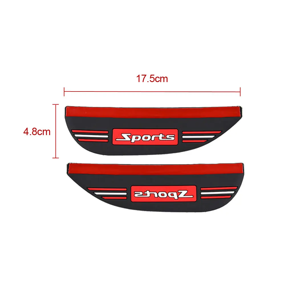 Car Rearview Mirror Rain Eyebrow Protector Rain Cover Sun Visor For Car Mirror Side Shield Universal for Accessories rearview mirror rain shield rearview mirror rain eyebrow car rearview mirror visor rearview mirror rain guard rearview mirror visor