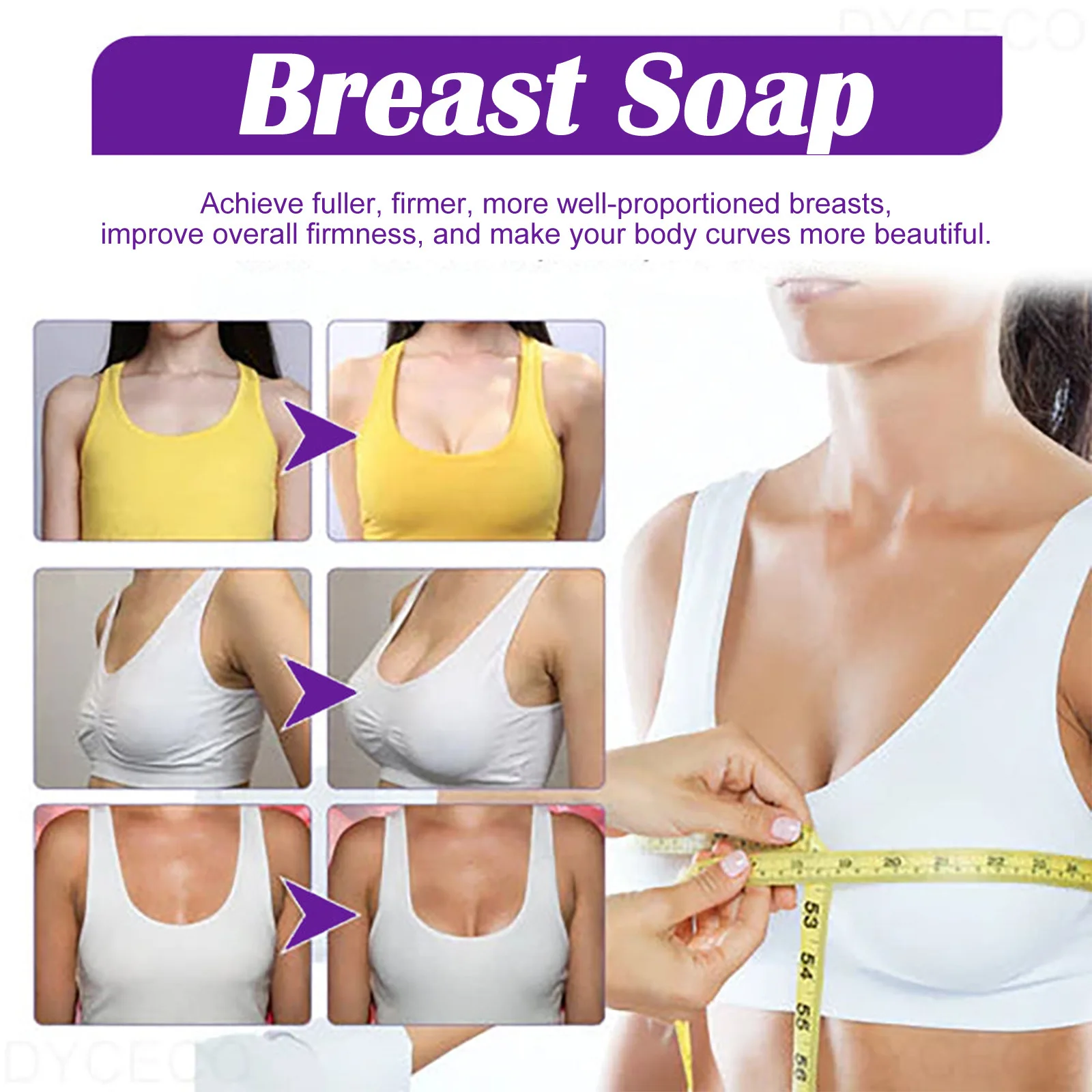 Breast Enlargement Soap Chest Enhancement Improve Sagging Promote Hormones Effective Cleaning Bigger Flat Body Treatment Product