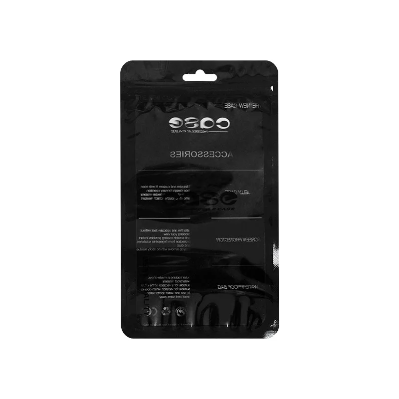 1000 Teile/los Schwarz Handy Fall Abdeckung Einzelhandel Verpackung Paket Tasche für XR 11 12 13 Kunststoff Poly Pack Großhandel – Detail 4
