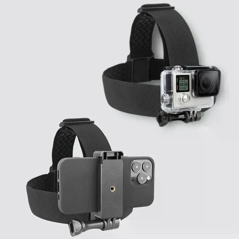 Athlète utilisant un support poitrine pour caméra d'action 360° lors d'un trail en montagne