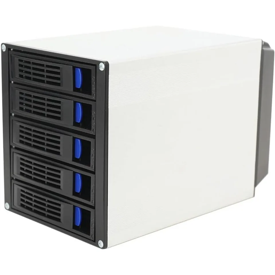5 Bay Internal Hard Drive Enclosure for SATA SAS Drives