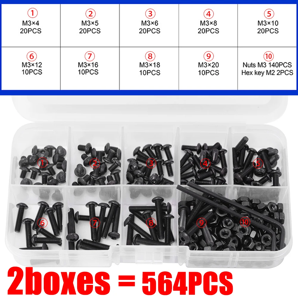 564pcs