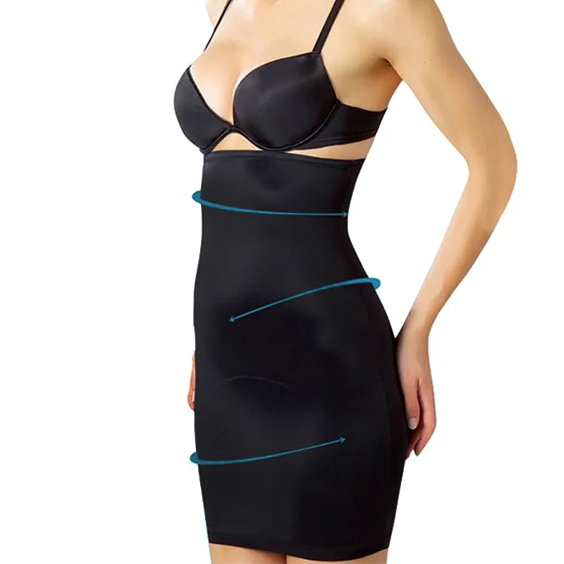 Women High Waist Shapewear Skirt Body Shaper Control Tummy Butt Lifter Underwear Slips Slimming Body Seanless Shapers Sexy