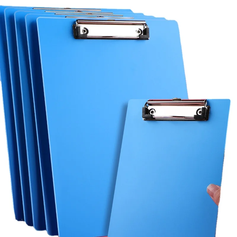 

1pc A4 Clipboard Writing Board Pad for Office Warehouse Staff Workers Nurses Paper Clip Board Plastic Clipboard Filing Products