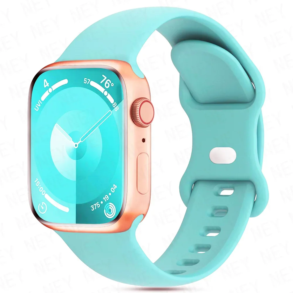 Silicone Watchbands for Apple Watch - Versatile Colors and Durable Design