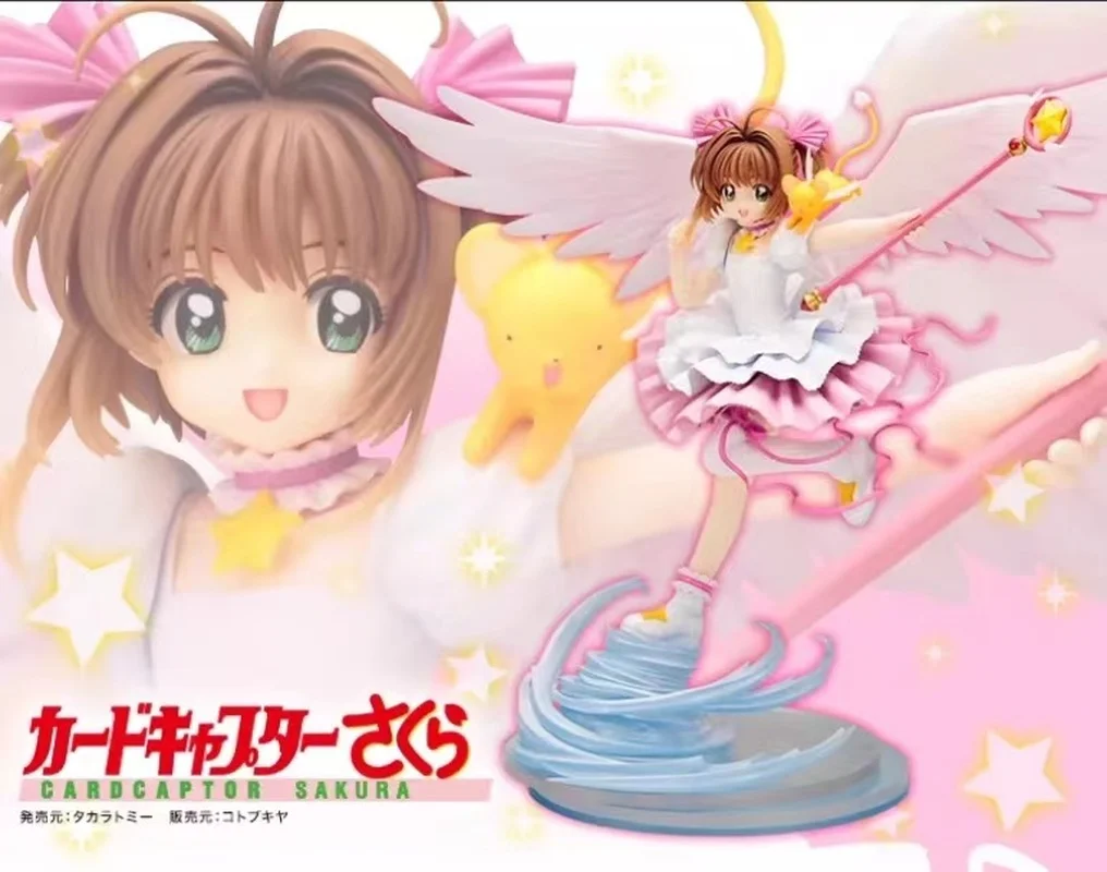 

27cm Pvc Cardcaptor Sakura Anime Figure Sakura Action Figures Statue Figurine Model Doll Collection Room Decora Desk Toys Gift