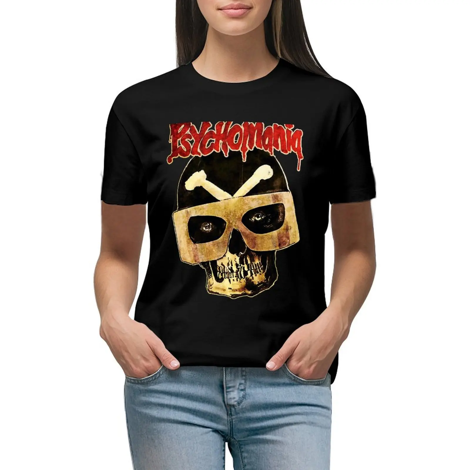 

Psychomania T-shirt Blouse graphics graphic t-shirts for Women