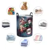 Custom Tanjiro Kimetsu No Yaiba Manga Laundry Basket Collapsible Clothes Storage Bin Kimestu No Yaiba Anime Manga Baby Hamper 5