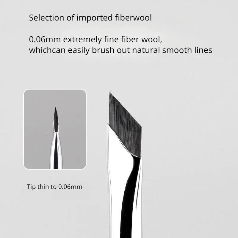 2/5Pc Upgrade Blade Eyeliner Brush Ultra Thin Fine Angle Flat Eyebrow Brush Under The Eyes Place Precise Detail Brush 3