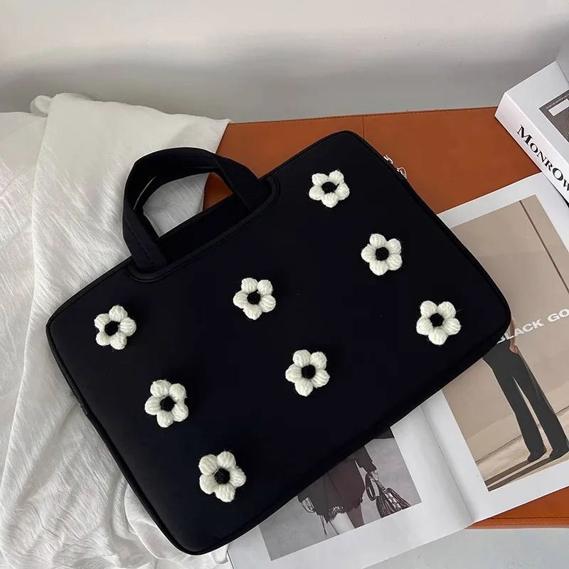 Charming Floral Tablet and Laptop Handbag