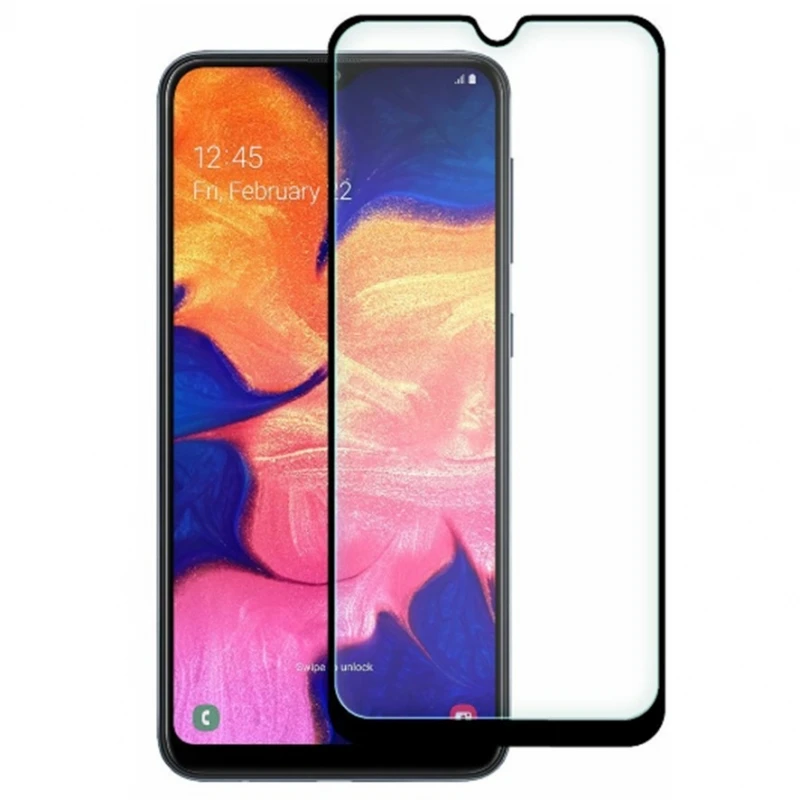 Per Samsung Galaxy A10 Black # Samsung Galaxy A10 Proteggi Schermo In Vetro Temperato Compatibile (Sm-A105F, Sm-A105G, Sm-A105M, Sm-A105M, Sm-A105N, S