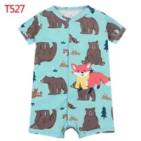 2024 New Spring Summer Infant Children Short-sleeved One-piece Jumpsuit Infant Clothes Baby Boy Clothes Girls Ropa De Bebe Niña 2