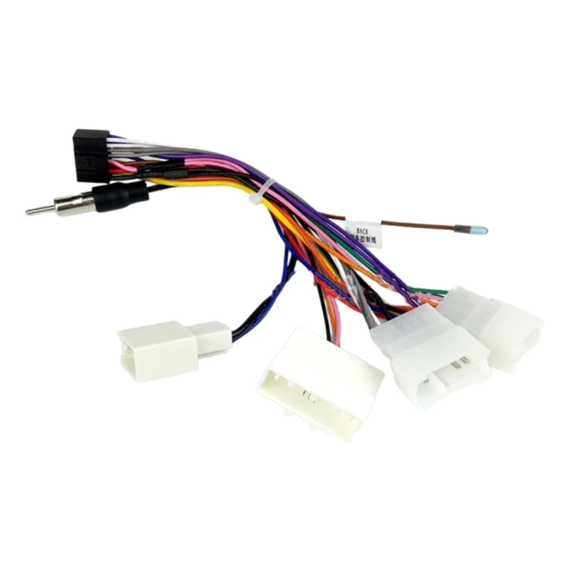 

Upgraded Car Music Head Unit Cable Adapter Radio Wiring Adapter for Vehicles