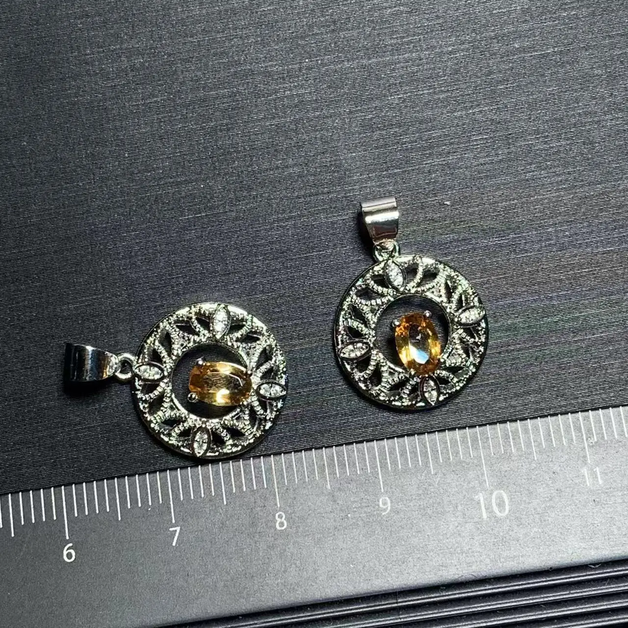 OVAL Natural CITRINE Pendant Necklace Fine Jewelry Handmade Stones Wholesale Healing Energy Gift Lucky Jewelry