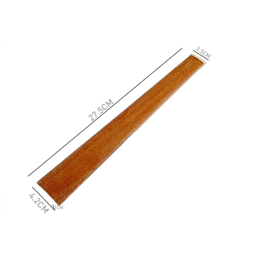 Mugig Unfinished Violin Sparepart Rosewood 4/4 Violin Fingerboard DIY Natural Wood Full Size Electric Accessories