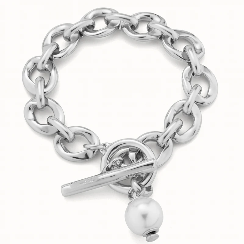 

2022 New High Quality UNO DE 50 Fashion Electroplated 925 Exquisite Charm Creative Design Pearl Bracelet, Popular Jewelry Gifts