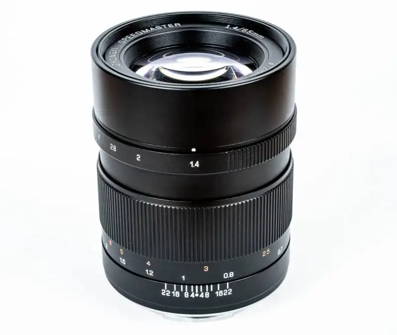 Mitakon Zhongyi Speedmaster 65mm F1.4 Manual Focus Lens for