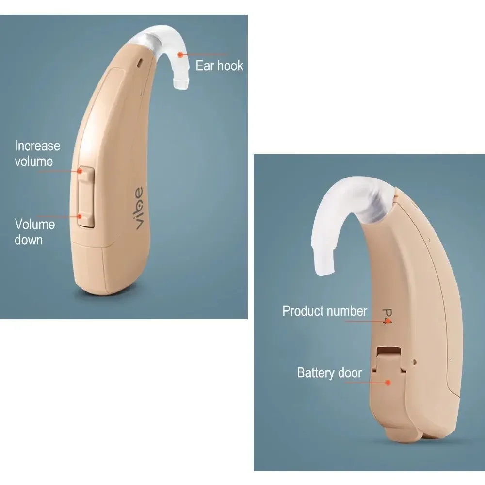 Original Siemens Vibe Severe Deaf Hearing Aids High Power Hearing Aid for Deafness Sound Amplifier Digital Chip 4/6 Channel 2