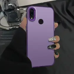 Funda para teléfono metálica mate aurora de lujo para Samsung Galaxy - Protección y estilo premium