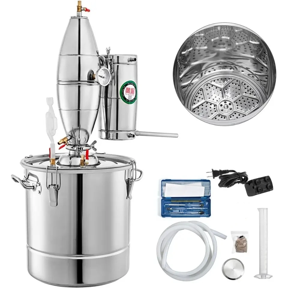 Description Picture 4 of item20L Small Alcohol Distillation Equipment Liquor/Water/Whisky Wine Distiller