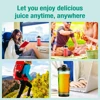 New 600ML Portable Electric Juice Cup 10-Blades Atmosphere Light Design Powerful Motor Fast Stirring Indoor Outdoor USB Juicer 5