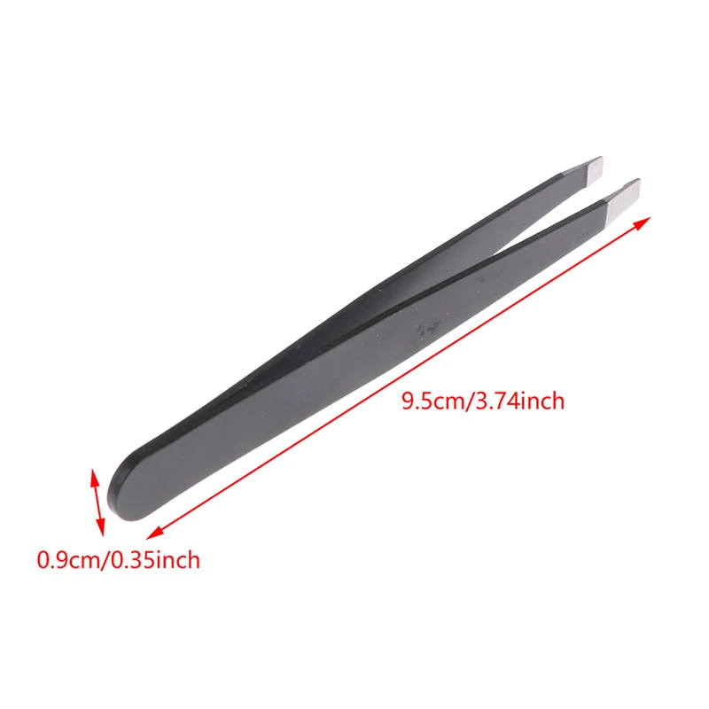 1PC Eyebrow Tweezers Eyebrow Clip Clamps Trimming Tool Tweezers for Hair Beard Removal Makeup Tool 6
