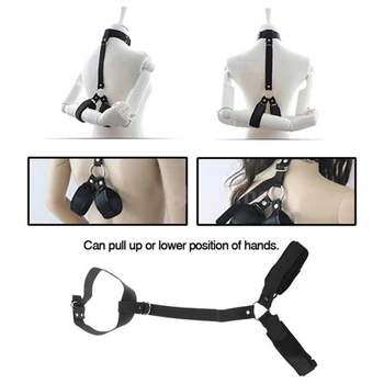 Sexy Toys for Couples BDSM Kit Bondage Gear Slave Handcuff Neck Ankle Cuff Restraints Fetish Chastity Exotic Accessories Sexshop 2