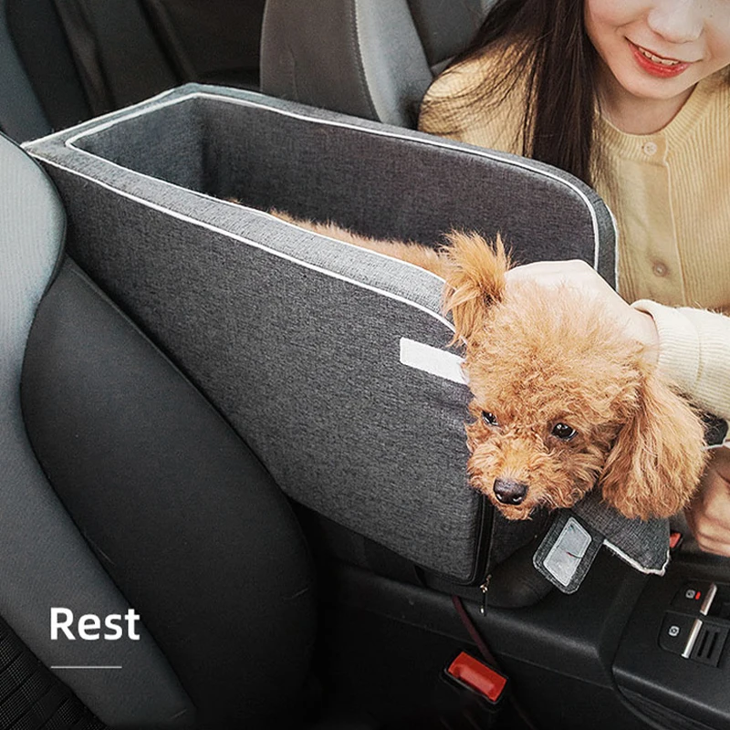 

Car Central Cat Dog Bed Dog Car Seat Safety Portable Dog Carrier for Small Dogs Cats Outdoor Travel Dog Car Travel Accessories