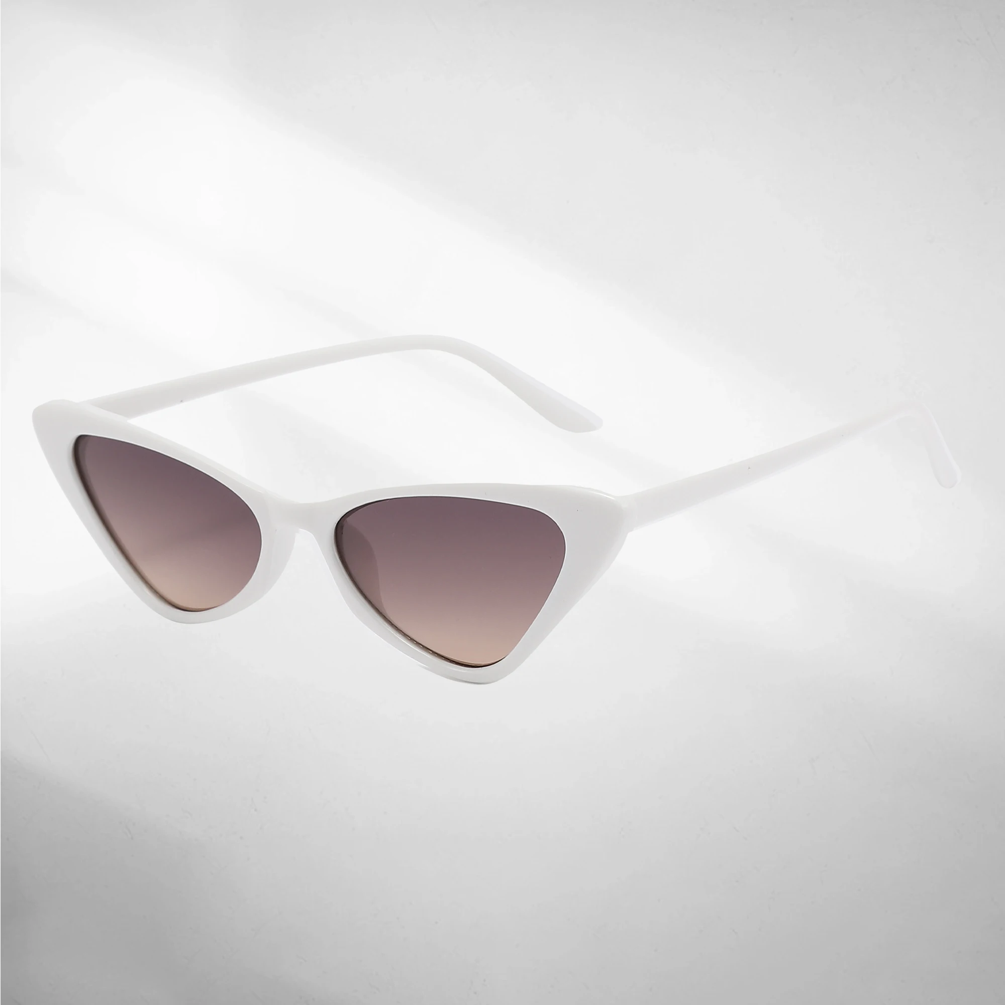 Multi color cat eye sunglasses for women, cute cat eye retro narrow sunglasses set