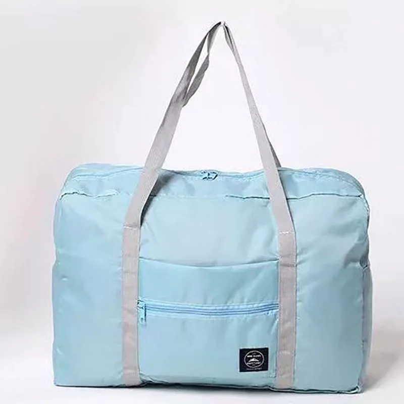 Foldable Travel Duffel Bag, Large Capacity Lightweight Tote Bag, Waterproof Weekender Overnight Bag for Gym & Trip