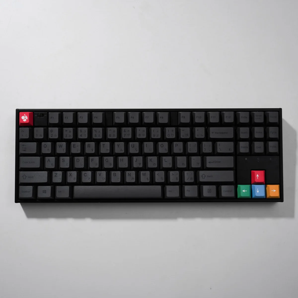 touches pbt pour clavier noir extrémités opaques ations aucun profil
