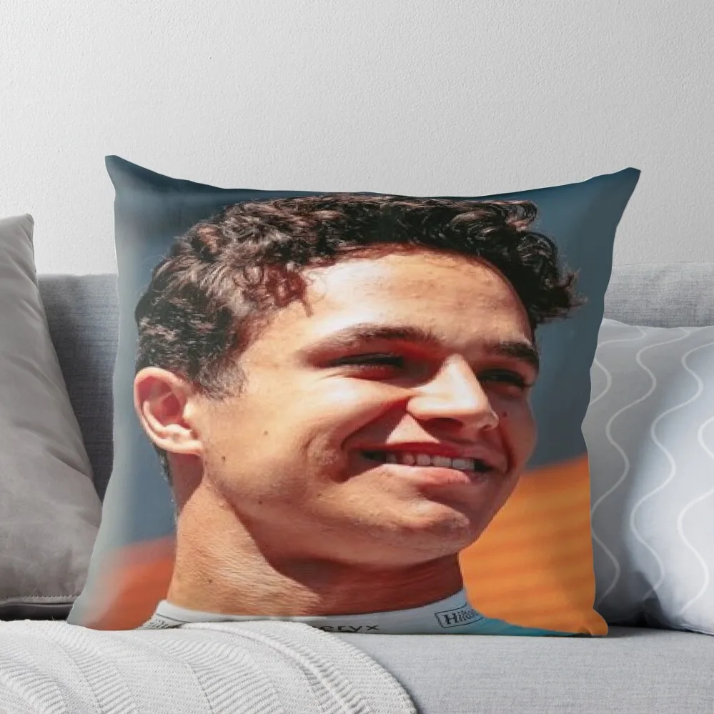 

lando norris Throw Pillow Pillow Cases Decorative Cushion Cover Decorative Pillow Covers For Sofa Decorative Cushion