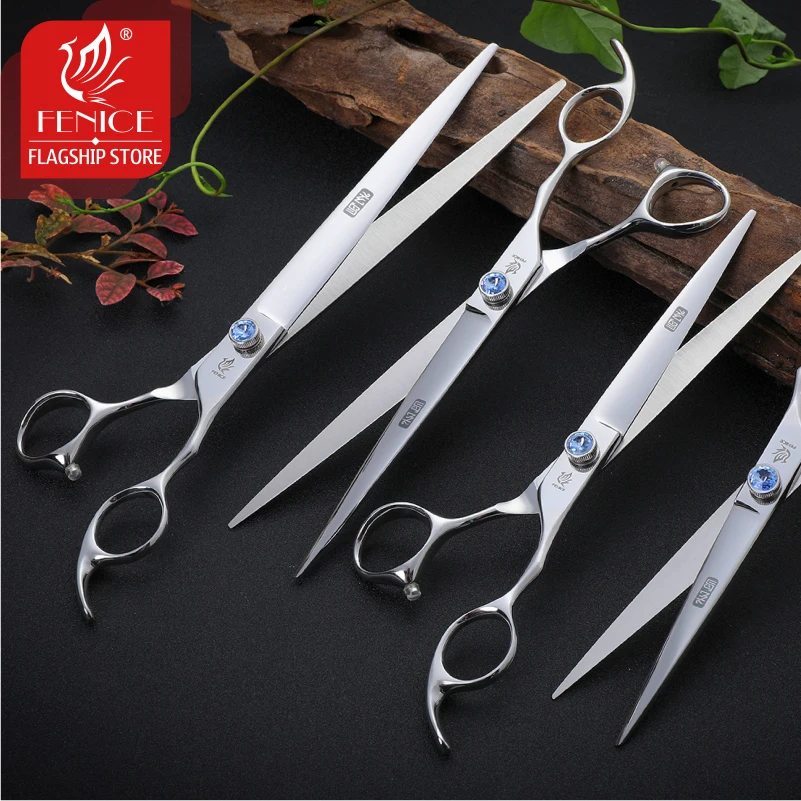 7.5 /8.0 /9.0 /9.5 /10 inch high quality colorful handle Professional Pet Grooming dog Scissors cutting straight shears
