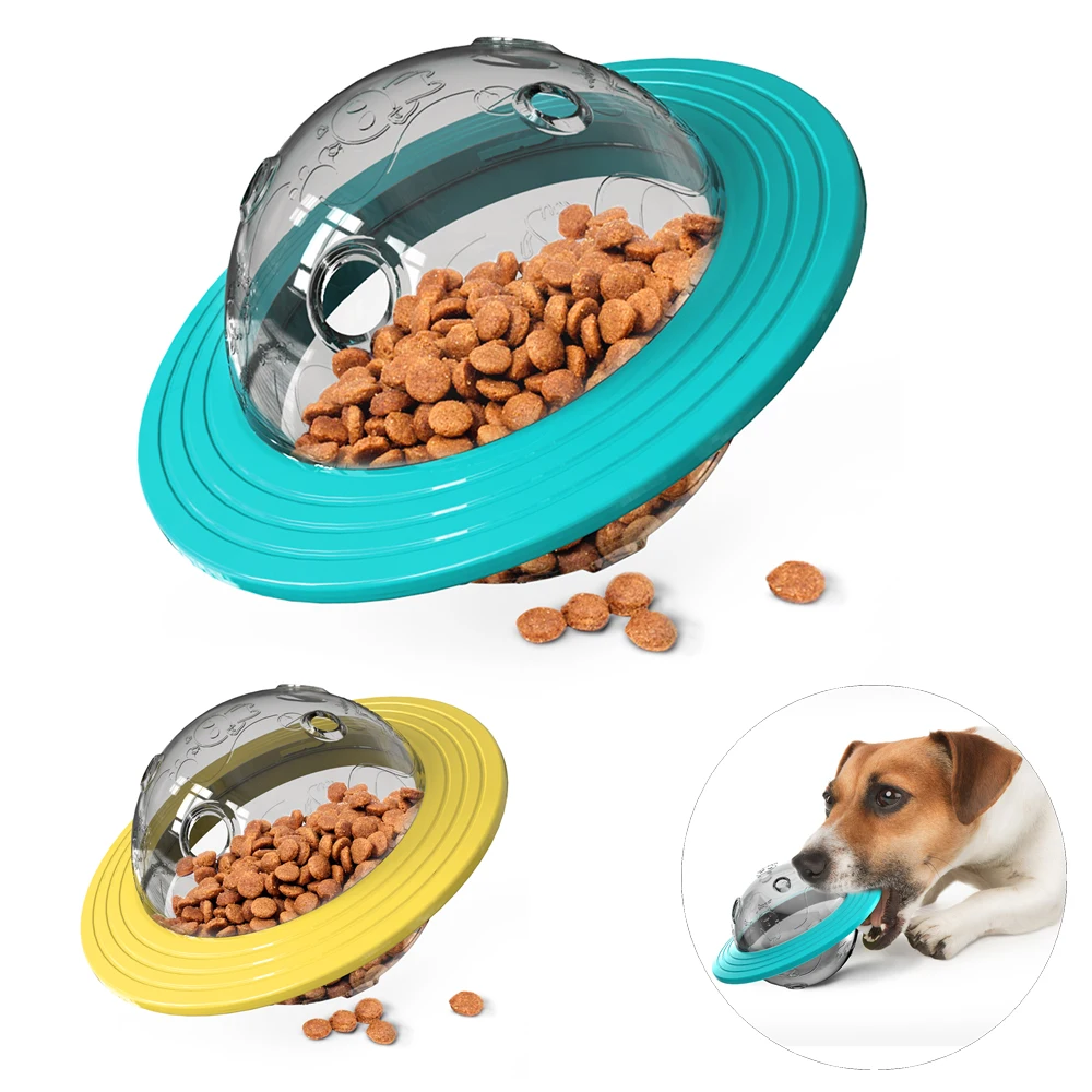 Dog Toy For Small Medium Large Dogs Cats Fly Disk Interactive Food Dispenser Improve IQ Slow Feeder Training Toys Pet Supplies 1