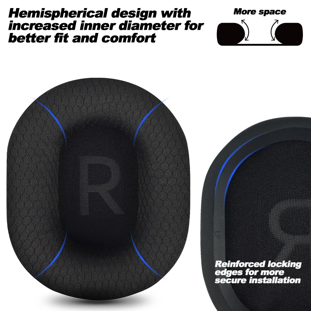 Earphone pads For Xiaomi Youth Edition Bluetooth headset replacement Earpads Mesh cloth Memory Covers Sponge