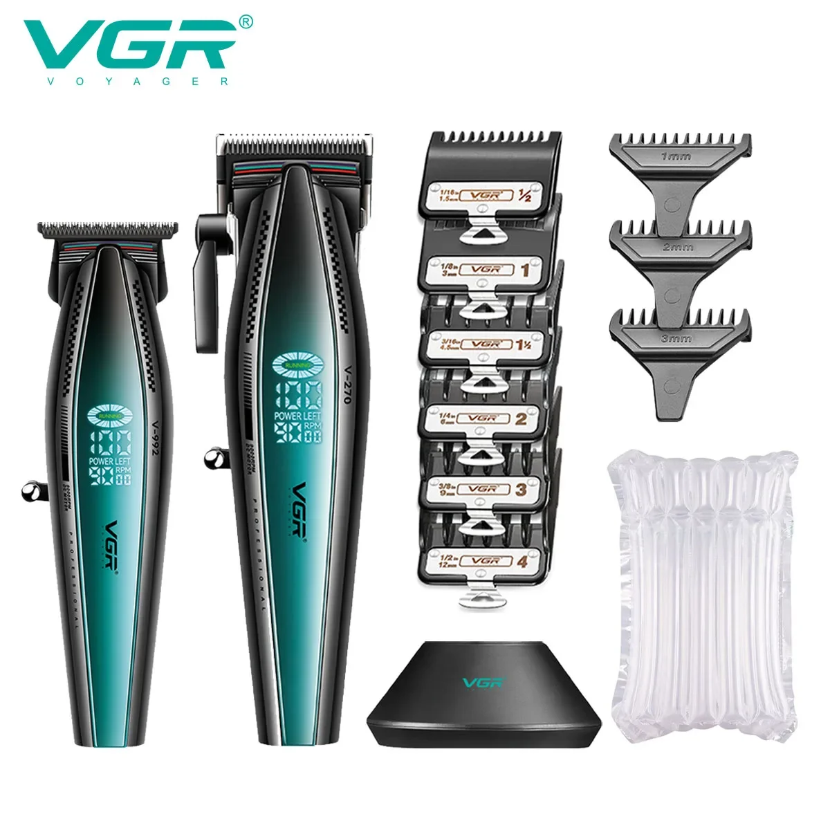 VGR مكينة حلاقه رجالي ماكينات قص الشعر ماكينة قص ا...