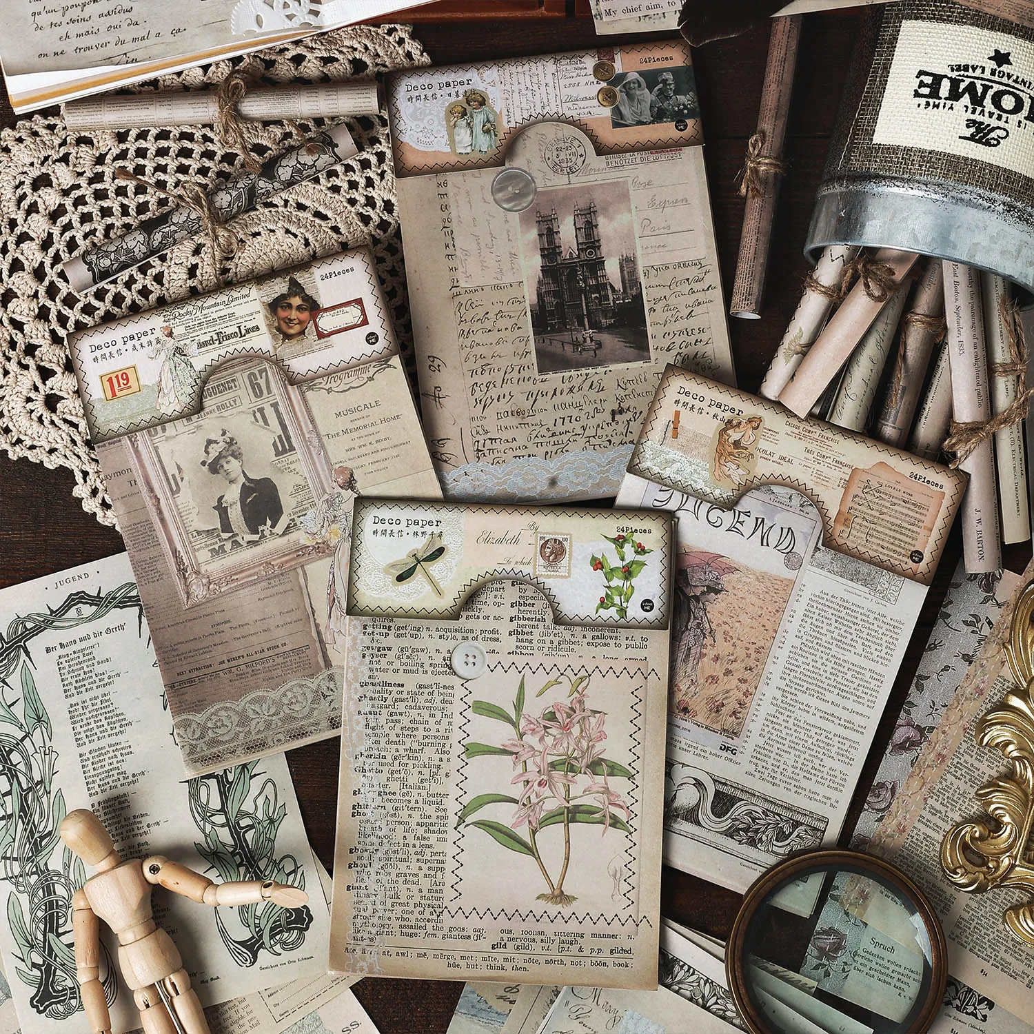 Vintage Scrapbook Designs Printable