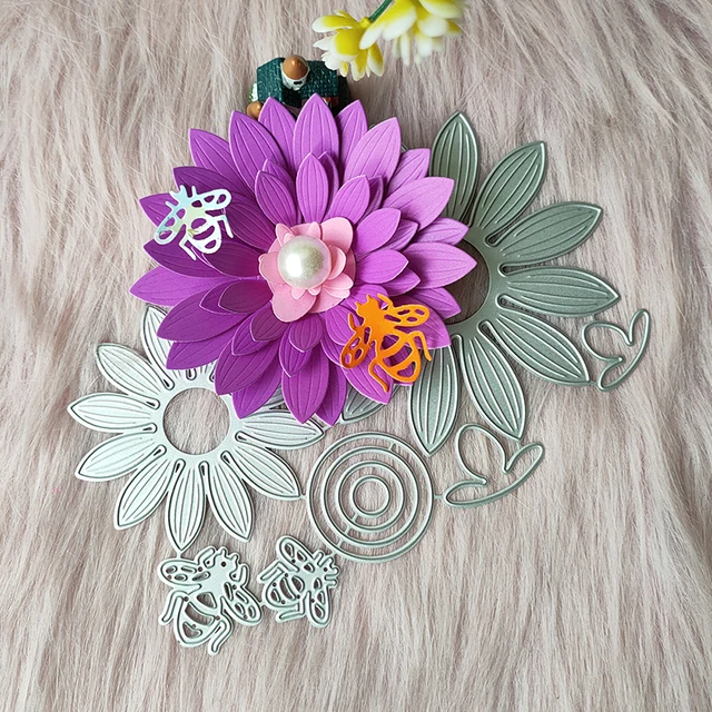 Moule À Fleurs En Métal, Découpe De Fleurs, Décoration De Scrapbook, Album  Photo En Relief, Fabrication De Cartes, Artisanat, Bricolage, Nouvelle  Collection - Matrices À Découper - AliExpress