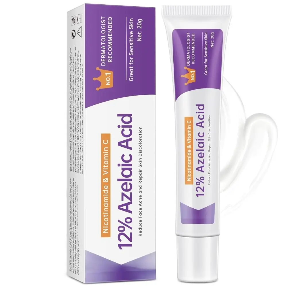 Azelaic Acid 12% Serum Azelaic Acid Cream Reduces Acne and Pimples Nicotinamide Serum 12% Cream