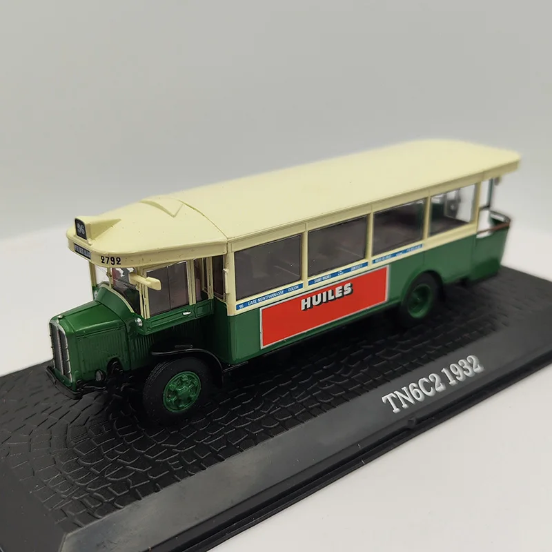 

1:72 Scale Diecast Alloy TN6C2 City Bus 1932 Toys Cars Model Classics Nostalgia Adult Collection Souvenir Gifts Static Display