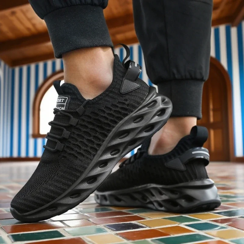 Men's Fashion Casual Sneakers  Athleti Max Performance Running Kicks Ultra Lightweight Trainers Newly Launched Trendy Sneakers