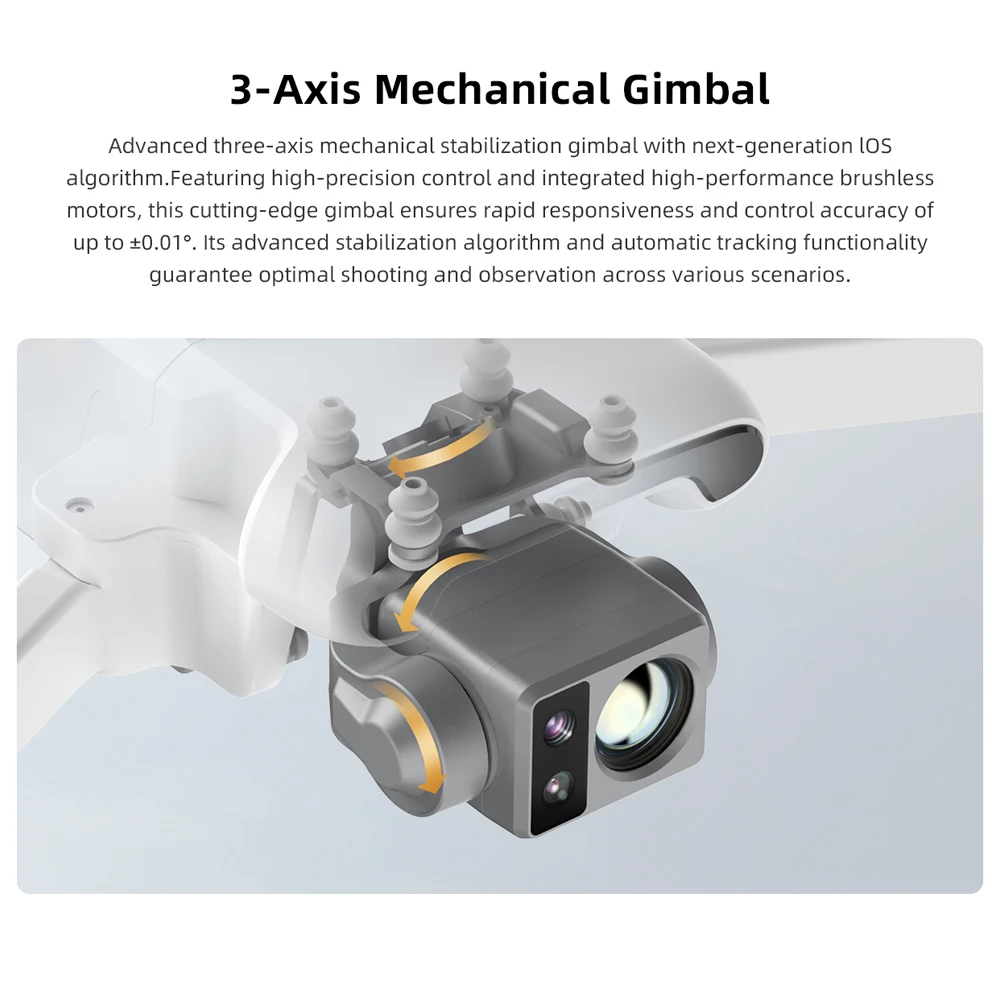 FIMI X8T Drone Thermal Infrared Lens Triple Camera Gimbal