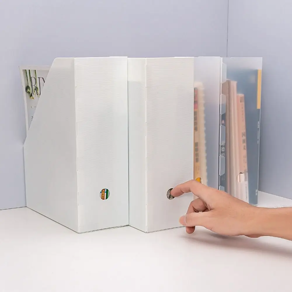 Sundries Storage Box Folding File Storage Box Paper Organizer Desktop Organizer File PP Plastic Minimalism storage box file organizer